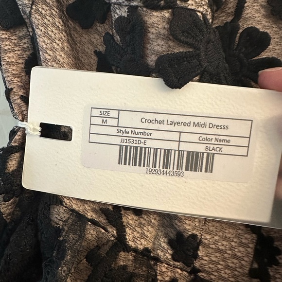 Endless Rose Crochet Layered Midi Dress - Picture 2 of 6